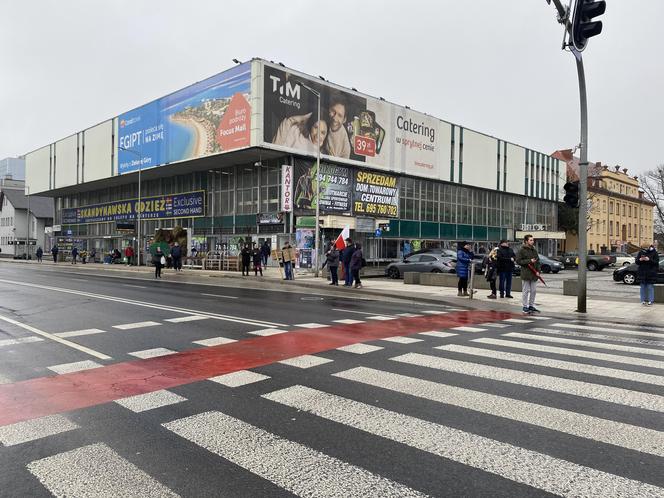 Strajk rolników w centrum Zielonej Góry. Przedsiębiorcy wyjechali na ulice 