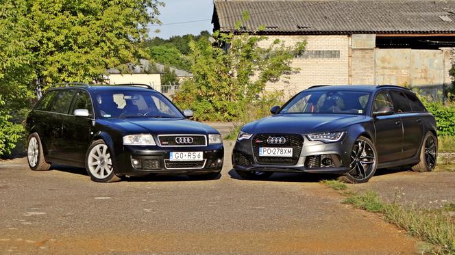 Audi RS6 Avant C7 (2014 r.) vs. Audi RS6 Avant C5 (2003 r.)