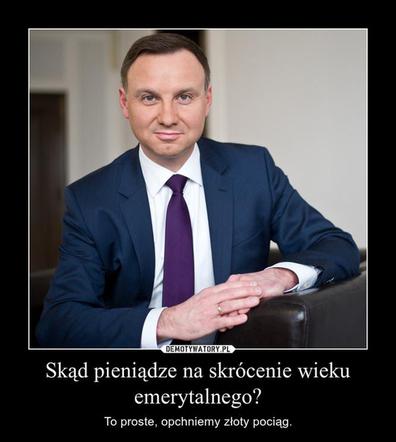 Złoty pociąg wiek emerytalny