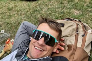 Marcin Mroczek przerwał pielgrzymkę już po pierwszym dniu, by pędzić do synka