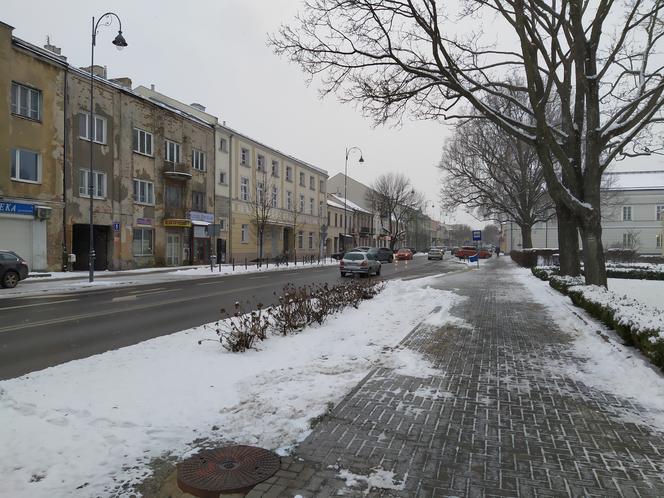 Jak wyglądała ulica Pułaskiego w Siedlcach w połowie stycznia 2021 roku?