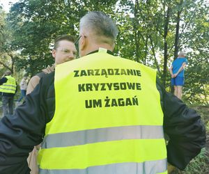 Powódź w Żaganiu. Tak wygląda ul. Dworcowa 