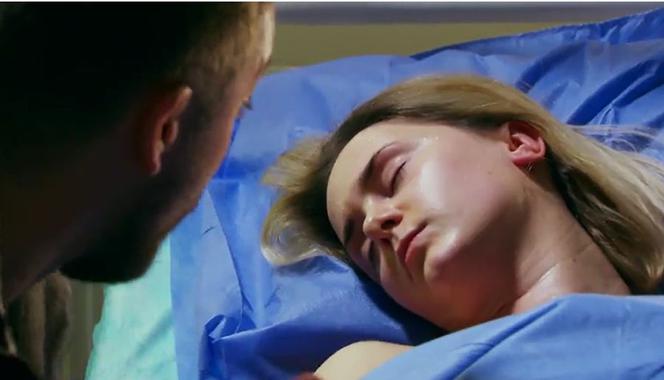 Na Wspólnej po wakacjach 2020. Bruno (Dawid Czupryński), Miłka (Karolina Wasilewska-Buraczyk)