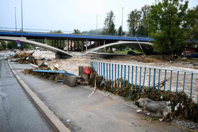 Lądek Zdrój po przejściu fali