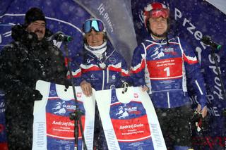 Prezydent Duda założył narty i pomknął w charytatywnych zawodach w narciarstwie alpejskim