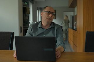 Barwy szczęścia, odcinek 3144. Marek (Marcin Perchuć), Olga (Dorota Łukasiewicz-Kwietniewska)