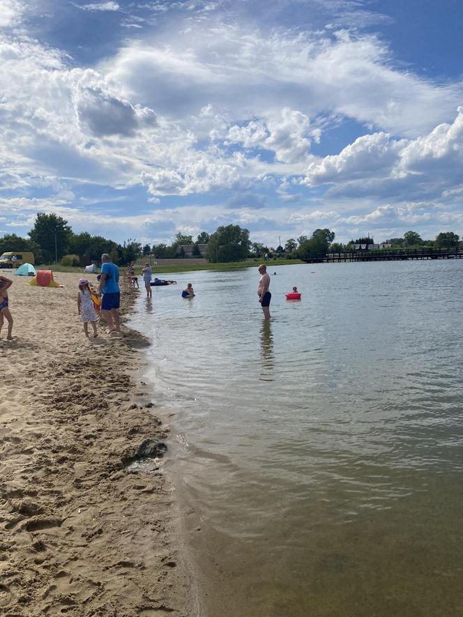 Upał nad Zalewem Kraśnickim