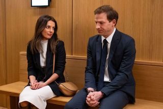 Barwy szczęścia odc. 3200. Kasia (Katarzyna Glinka), Łukasz (Michał Rolnicki)