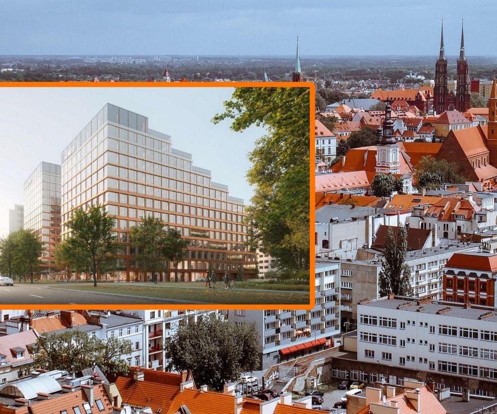 W centrum Wrocławia powstanie wielki kompleks biurowców. Tak mają wyglądać   