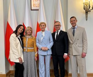 Paulina Krupińska u Andrzeja Dudy