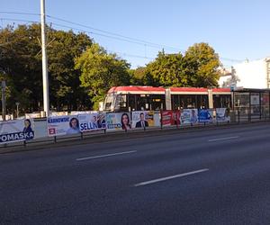 Plakaty wyborcze w Gdańsku
