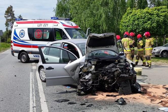 Wronów: Makabryczny finał wypadku na drodze. 78-latka nie żyje [ZDJĘCIA]