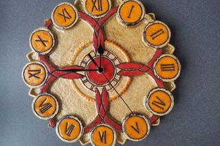 zegary ceramiczne własnoręcznie wykonane zdjecie nr 3