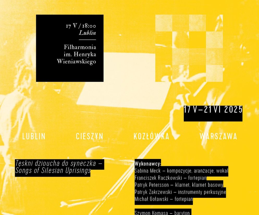 Tęskni dzioucha do syneczka - plakat koncertu 