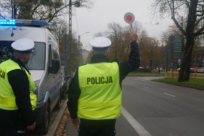 Działania policji ruch prawostronny w Szczecinie