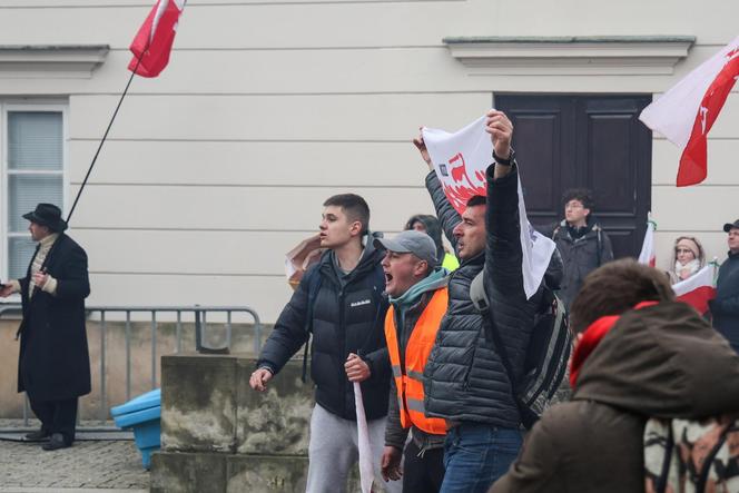 Protest rolników pod Sejmem - starcia z policją