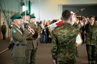 Ślubowanie nowych funkcjonariuszy Straży Granicznej