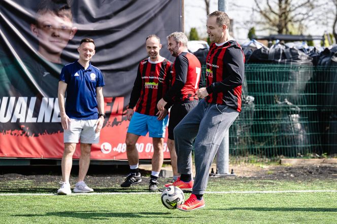 Akcja "Zagraj w piłkę z Karolem Nawrockim" 