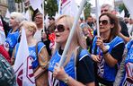 Protest nauczycieli w Warszawie (1.09.2025)