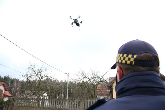 Dron antysmogowy Straży Miejskiej w Kielcach
