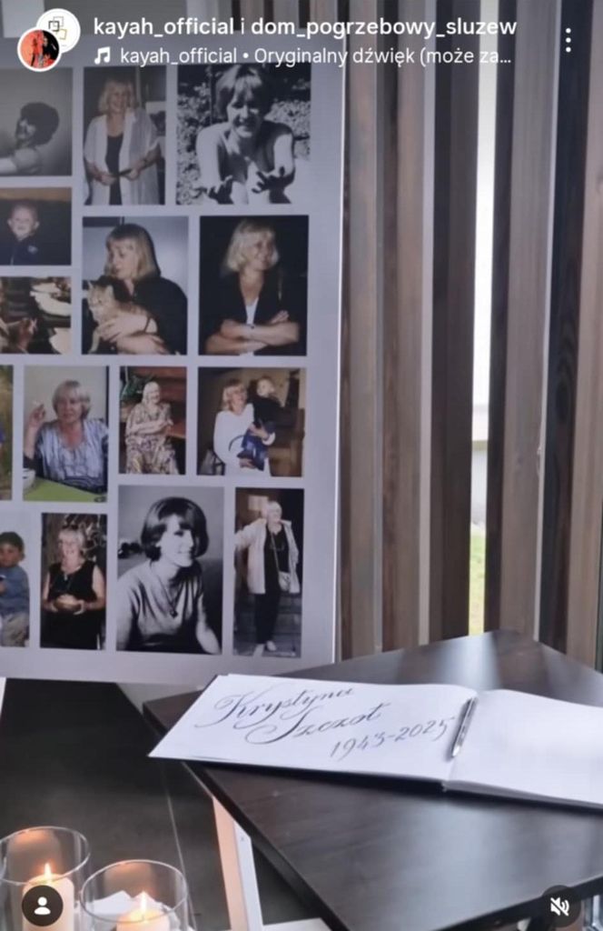 Kayah pożegnała mamę