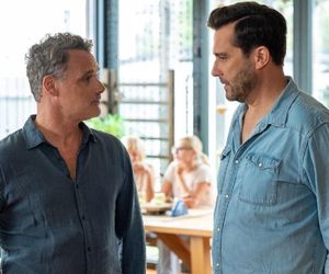 Barwy szczęścia odc. 3125. Lekarz Karol Czubak (Jan Wieczorkowski), Damian (Michał Lesień-Głowacki)