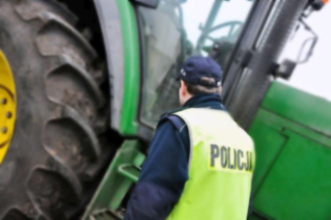 Policyjny pościg za pijanym kierowcą traktora