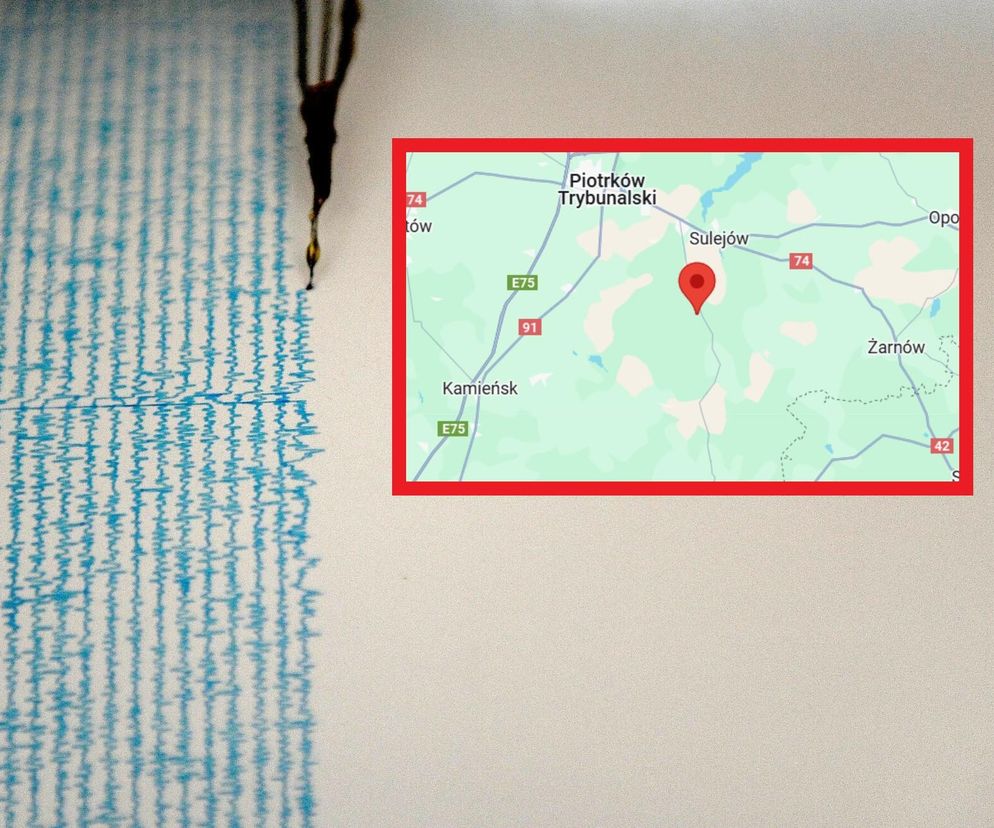 Trzęsienie ziemi w Łódzkiem. Wstrząsy koło Piotrkowa Trybunalskiego
