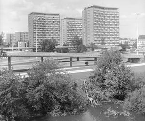 Budowa Trasy Łazienkowskiej w Warszawie 1974