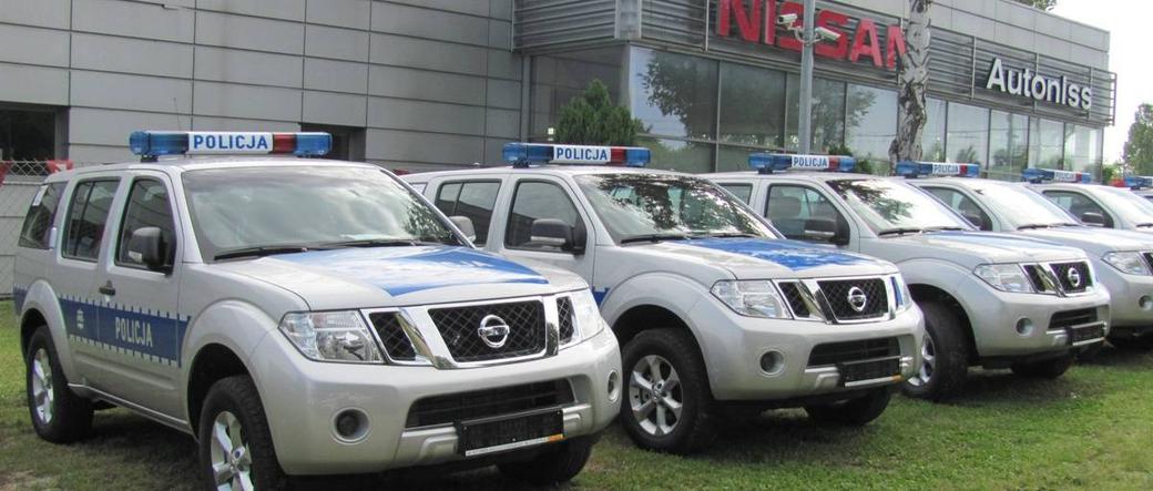 Nowe radiowozy Nissan Pathfinder dla policji