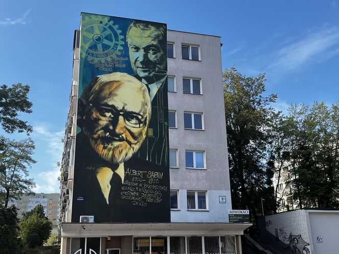 Nowy mural przy Marii Skłodowskiej-Curie 8 w Białymstoku