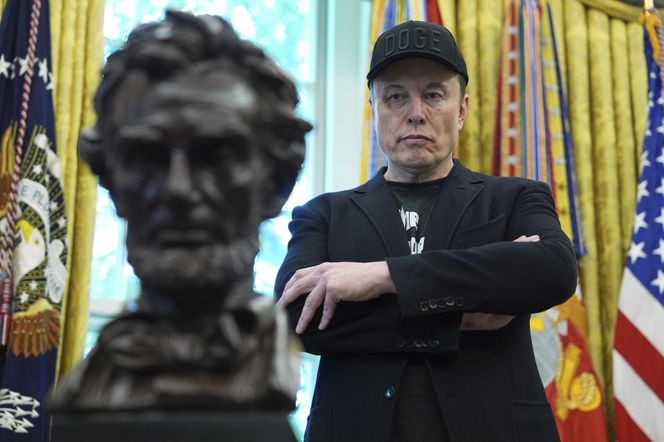 Elon Musk w Białym Domu z podbitym okiem 
