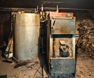 Stara, niezmodernizowana kotłownia