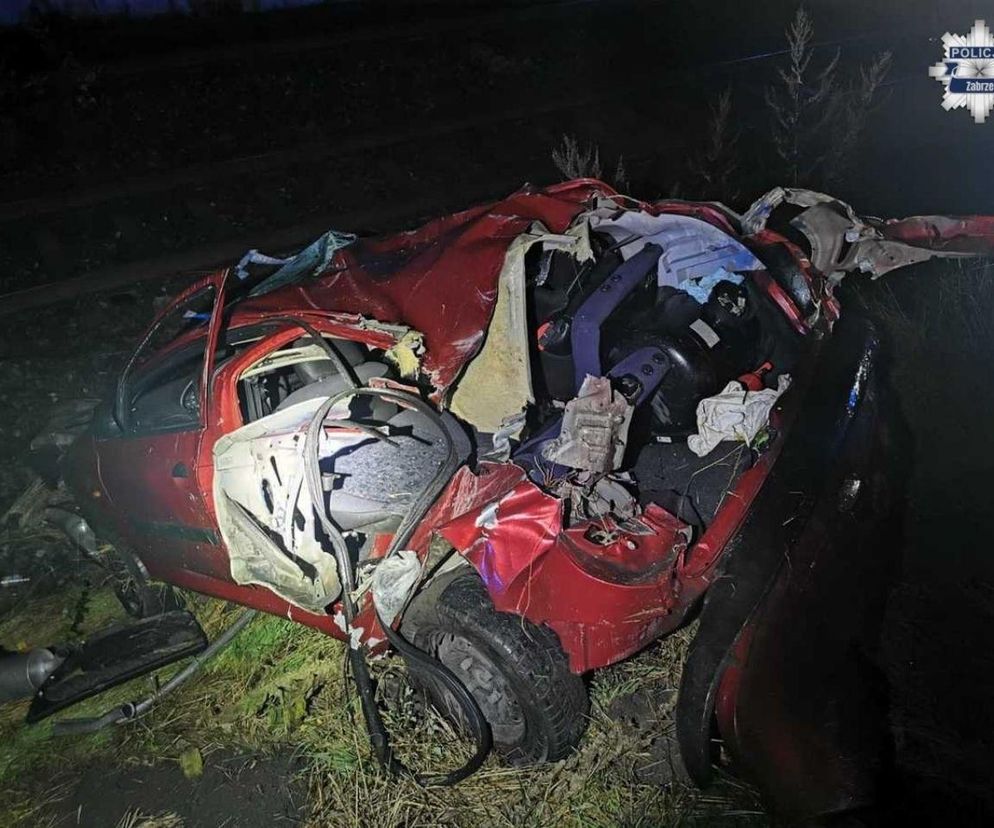  Miał promil i wiózł 3-letnie dziecko. W auto wjechała lokomotywa