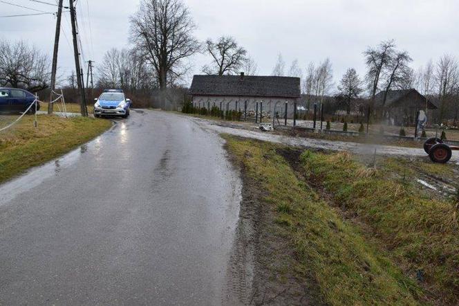 PIJANY kierowca STARANOWAŁ ogrodzenie i pozbawił rodzinę prądu! Swoje punto porzucił w lesie