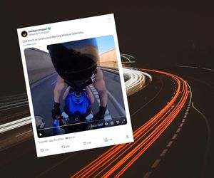 299 km/h pod Martwą Wisłą. Motocyklista sam wrzucił do sieci szokujące wideo 