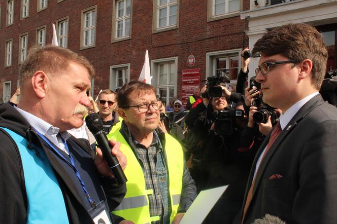 Rolnicy protestują w Gdańsku