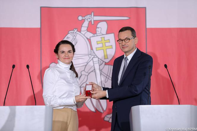 Swiatłana Cichanouska, Premier Mateusz Morawiecki