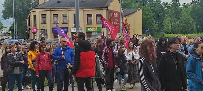 Protest kobiet "Ani jednej więcej!" w Kielcach (14 czerwca 2023)