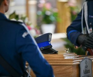 Ostatnie pożegnanie policjanta Adama Woldzia, który zginął w słowackich Tatrach
