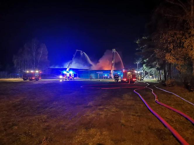 Ogromny pożar w Buszewie