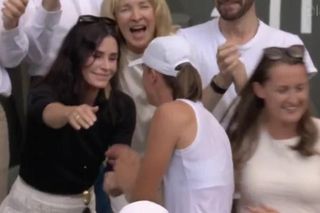 Iga Świątek, Courteney Cox