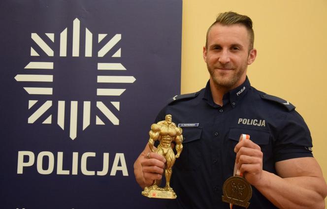 Policjant z Tarnowskich Gór mistrzem Polski kulturystów