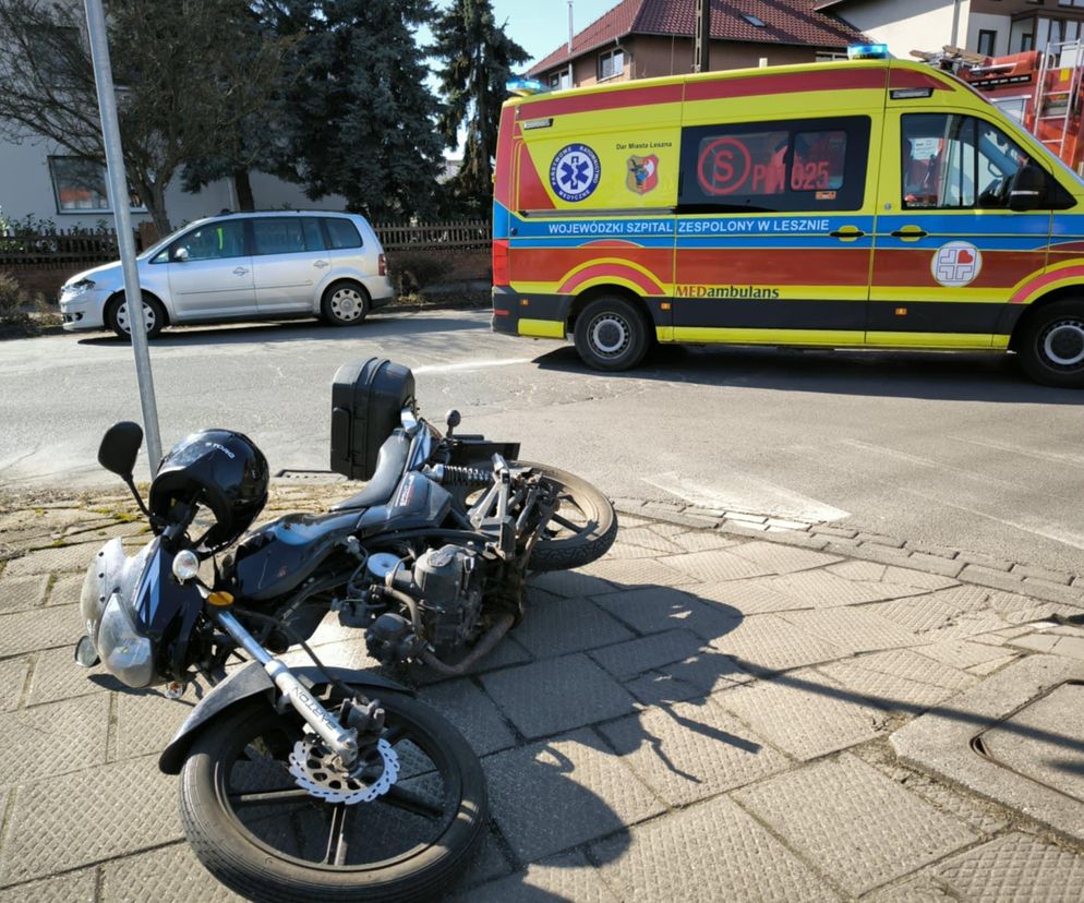 Wypadek na Święciechowskiej w Lesznie 