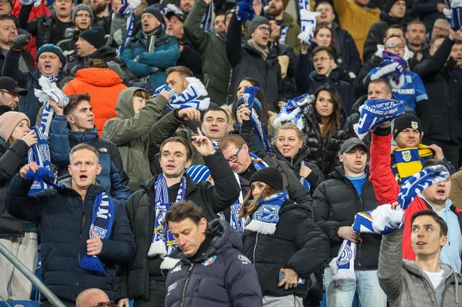 Lech Poznań - Pogoń Szczecin. Zdjęcia kibiców na meczu Fortuna Pucharu Polski