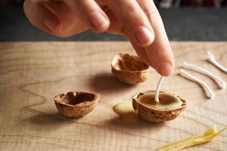 Świeca z wosku pszczelego