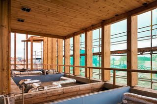 Biurowiec z CLT w Wielu pod Kościerzyną skończony