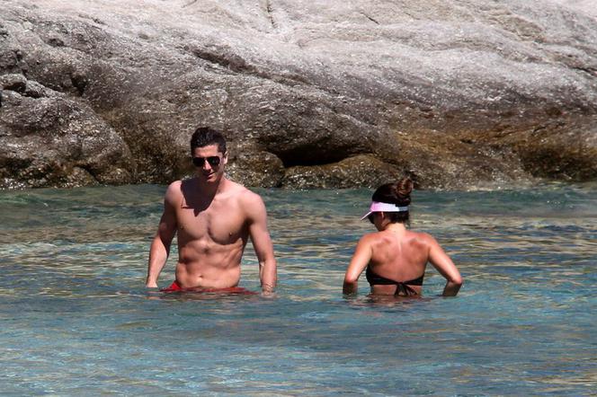 Robert i Anna Lewandowscy na wakacjach