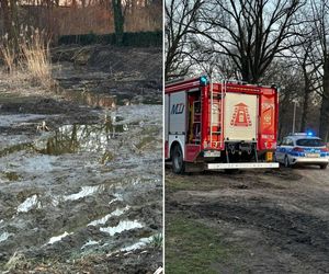 Dziecko uwięzione w mule w wyschniętym stawie. 10-latek nie mógł się ruszyć