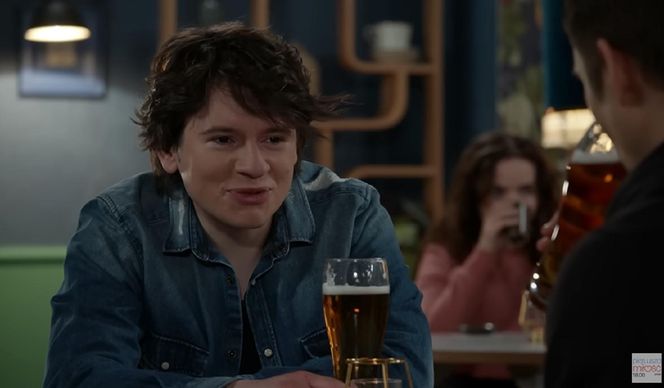 Pierwsza miłość odc. 4036. Florian/ Florek (Michał Kurek), Filip (Dominik Smaruj)